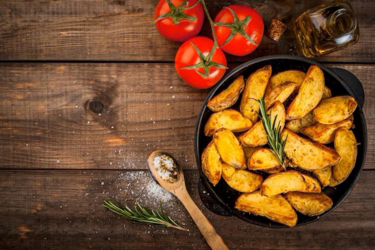 Как преобразить жареную картошку с помощью майонеза