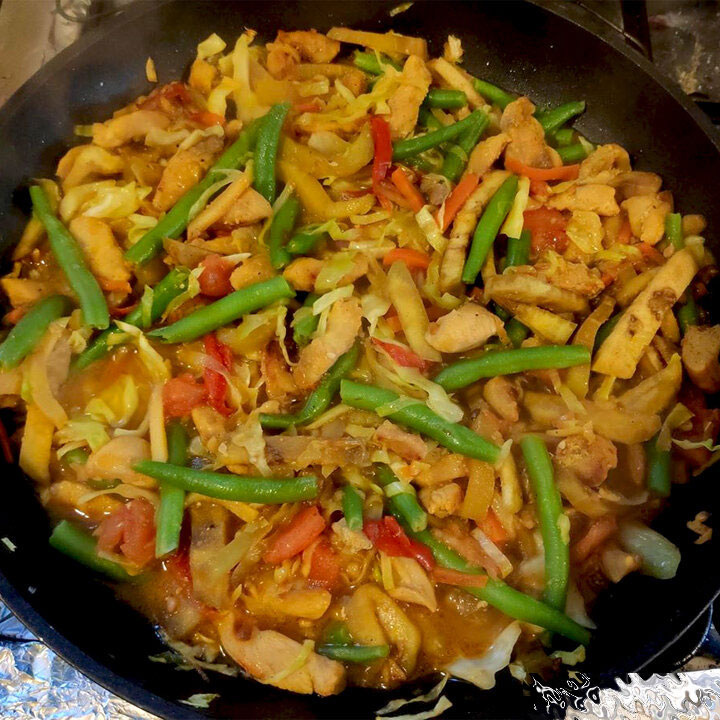 Овощное рагу с индейкой