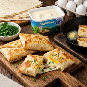 Невероятно быстрый перекус: конвертики за 5 минут