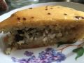 Необычный заливной пирог с рисом и грибами: идеальный компаньон к чаю