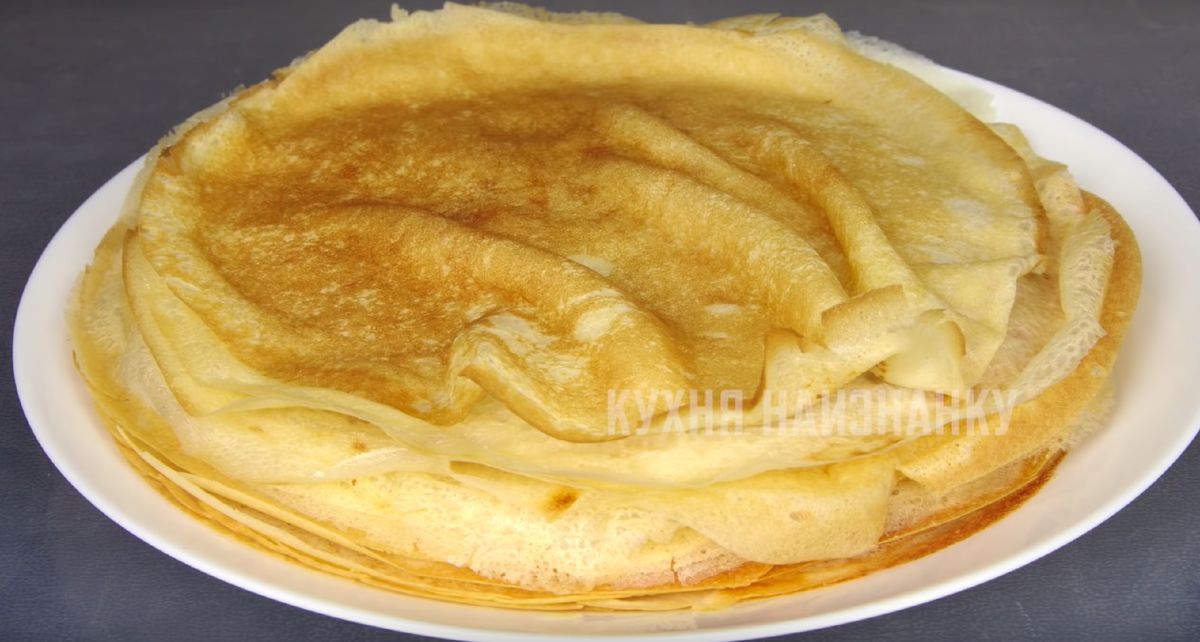 Как приготовить блины в виде розочек для Масленицы