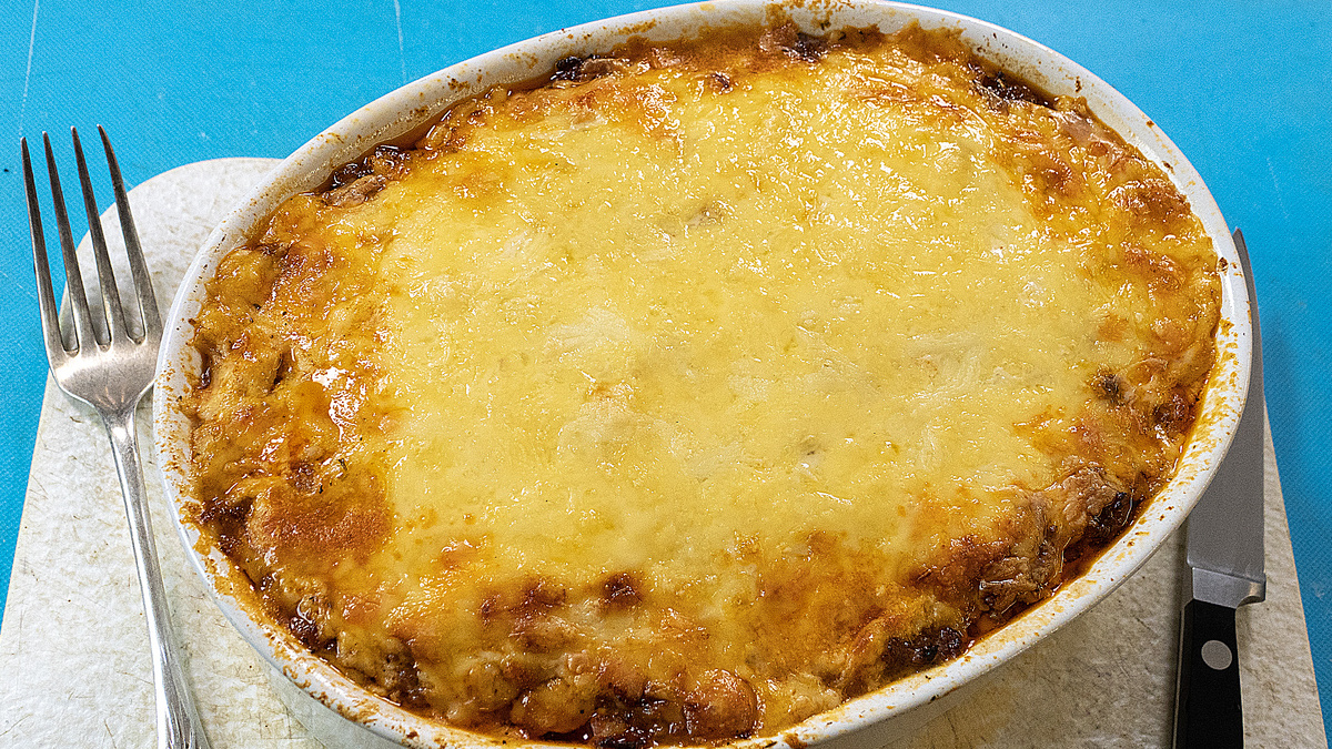 Восхитительная мясная лазанья из кабачков с соусом бешамель