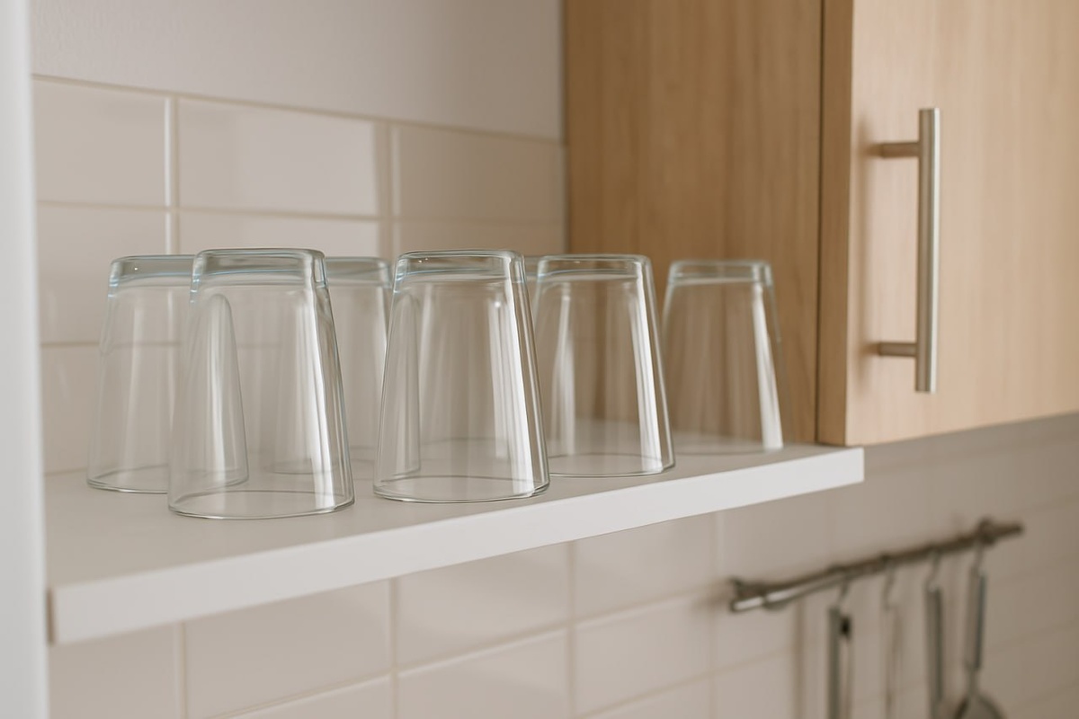 Почему стоит хранить чашки и стаканы перевернутыми: простая хитрость для уютной кухни