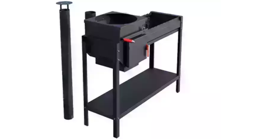 Курица с фасолью и зеленые щи на мангале