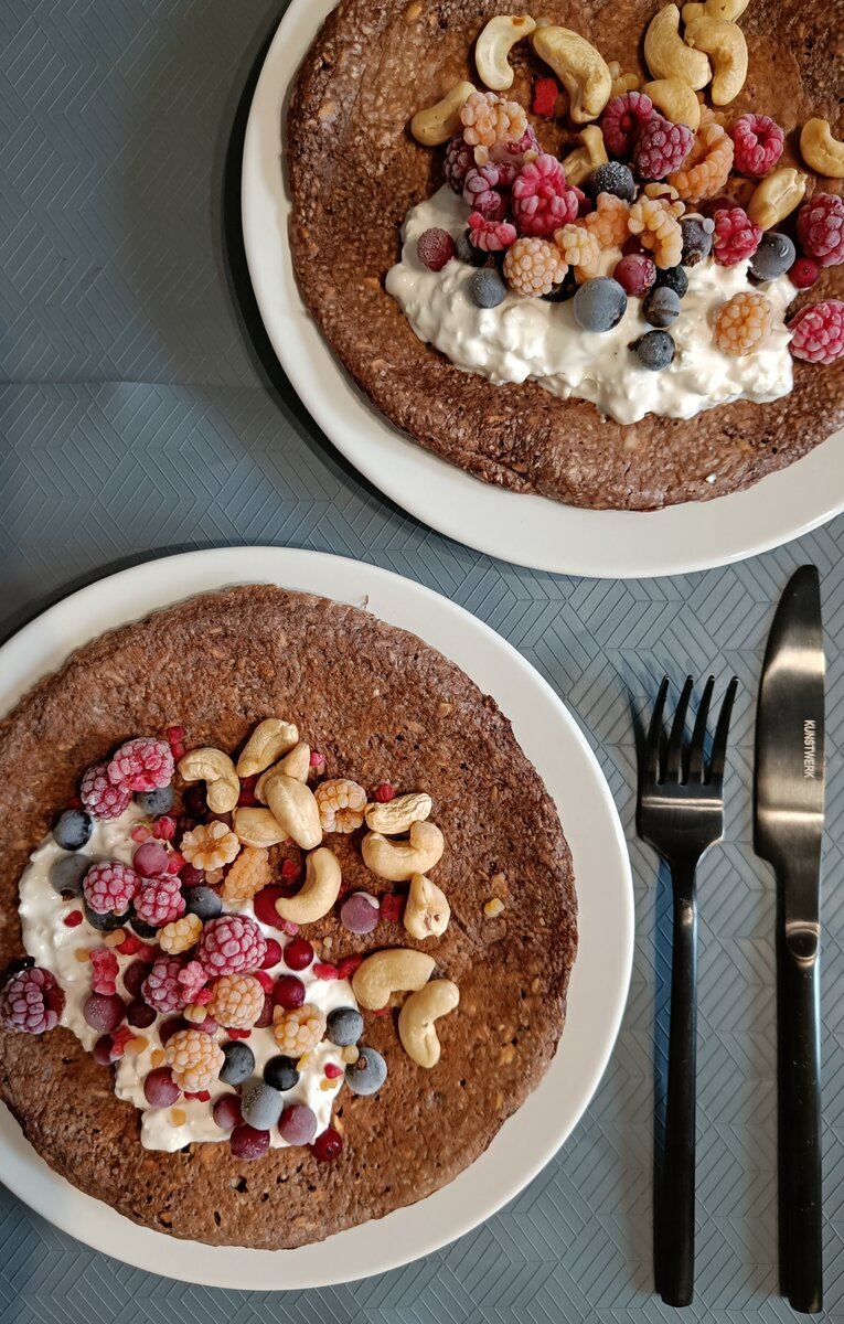 Вкусный овсяноблин с какао и семенами чиа: новый взгляд на привычный завтрак