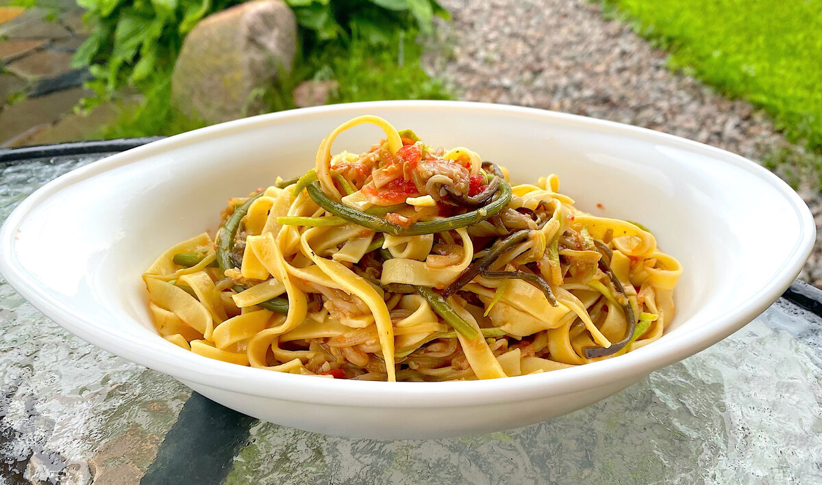 Лапша с овощами: простое и вкусное блюдо без мяса