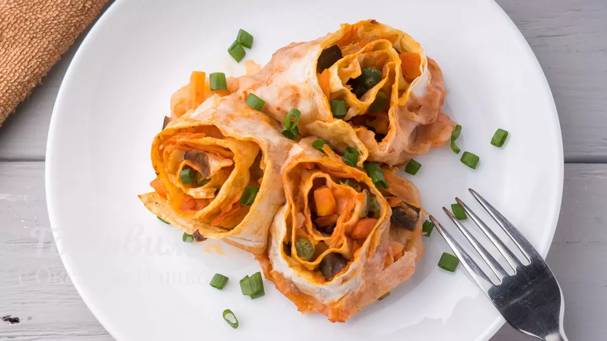 Как приготовить аппетитные рулетики "Загадка" для постного стола